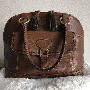 * RARE*. Dooney & Bourke domed satchel Chestnut